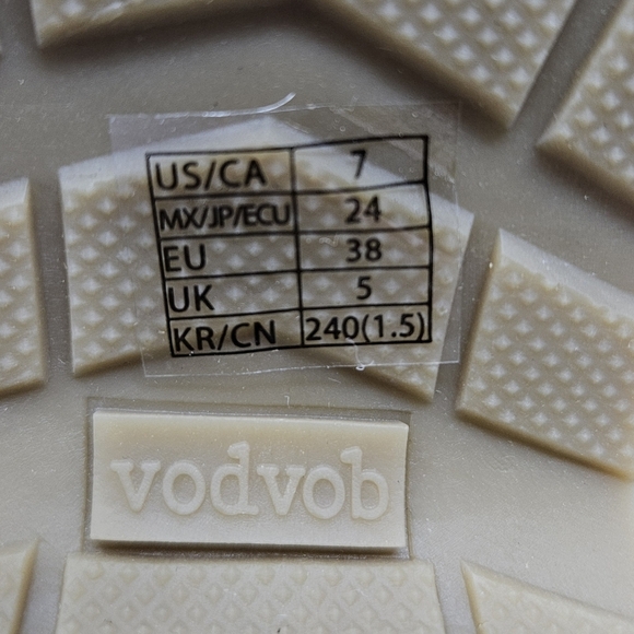 Vodvob Ankle Boots Womens Sz 7 Carmel Faux Suede Chelsea Pull On Chunky Heel - Picture 9 of 10